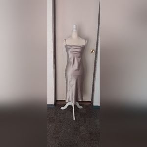 Bebe Satin Slip Dress